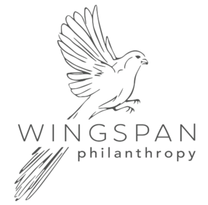 Wingspan Philanthropy logo with flying bird